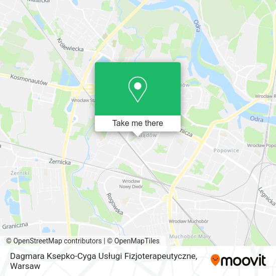 Dagmara Ksepko-Cyga Usługi Fizjoterapeutyczne map