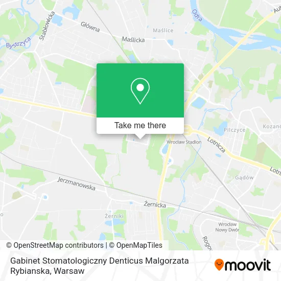 Карта Gabinet Stomatologiczny Denticus Malgorzata Rybianska