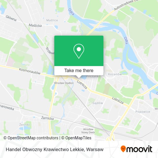 Handel Obwozny Krawiectwo Lekkie map