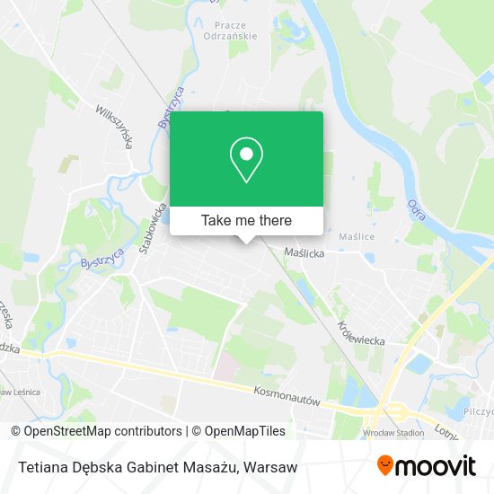 Tetiana Dębska Gabinet Masażu map