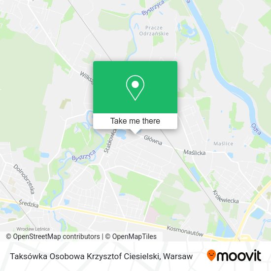 Taksówka Osobowa Krzysztof Ciesielski map