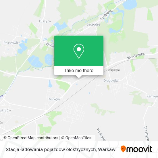 Stacja ładowania pojazdów elektrycznych map