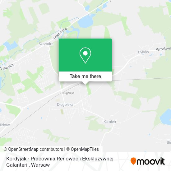 Kordyjak - Pracownia Renowacji Ekskluzywnej Galanterii map