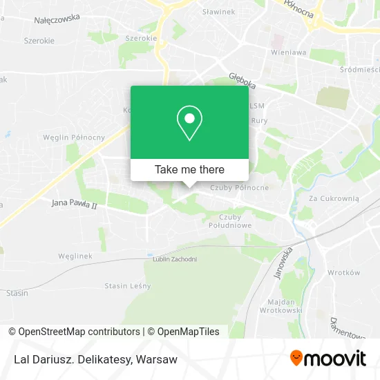 Карта Lal Dariusz. Delikatesy