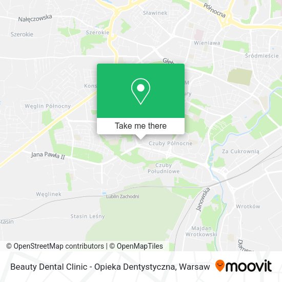 Карта Beauty Dental Clinic - Opieka Dentystyczna