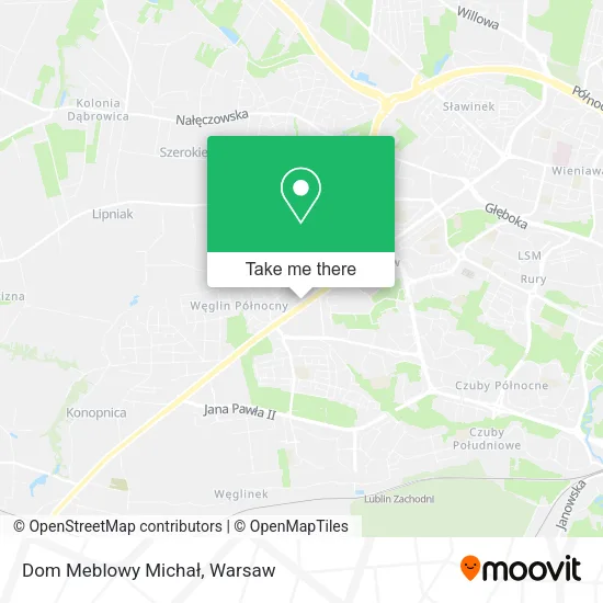 Dom Meblowy Michał map