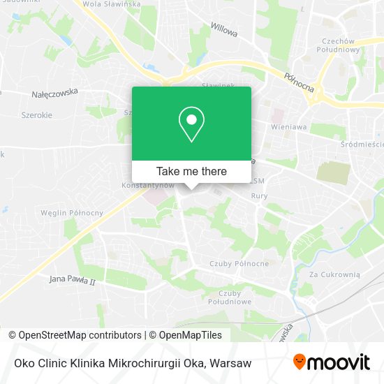 Oko Clinic Klinika Mikrochirurgii Oka map