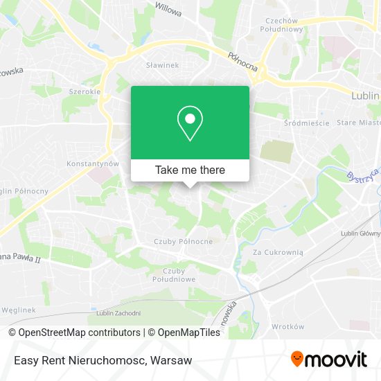 Easy Rent Nieruchomosc map