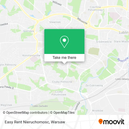 Карта Easy Rent Nieruchomosc
