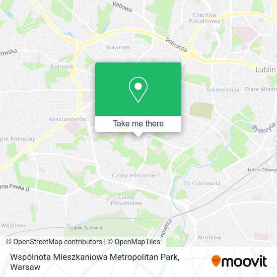 Wspólnota Mieszkaniowa Metropolitan Park map