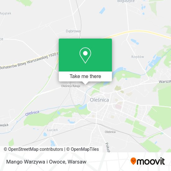 Mango Warzywa i Owoce map