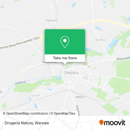 Карта Drogeria Natura