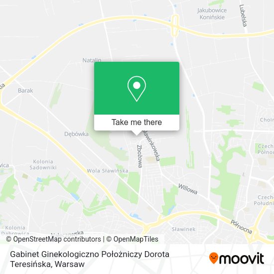 Gabinet Ginekologiczno Położniczy Dorota Teresińska map