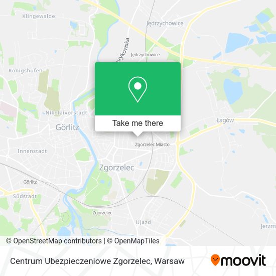 Centrum Ubezpieczeniowe Zgorzelec map