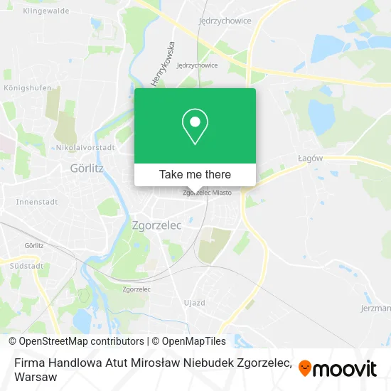 Карта Firma Handlowa Atut Mirosław Niebudek Zgorzelec