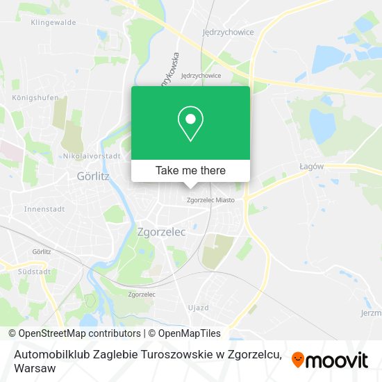 Automobilklub Zaglebie Turoszowskie w Zgorzelcu map