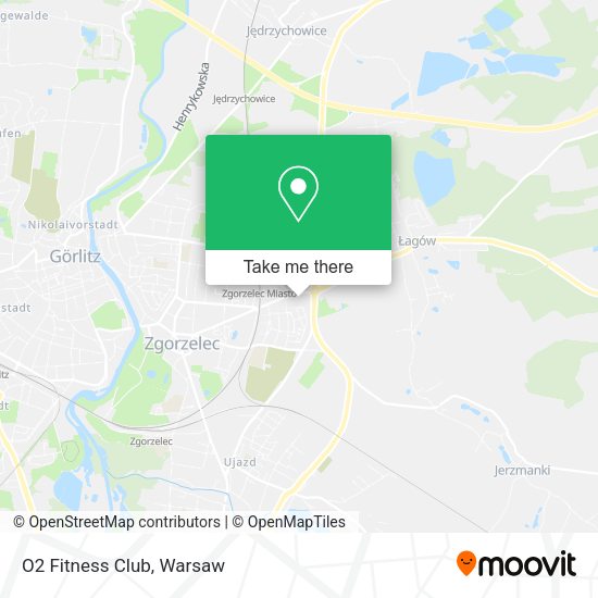 O2 Fitness Club map