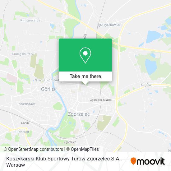 Koszykarski Klub Sportowy Turów Zgorzelec S.A. map