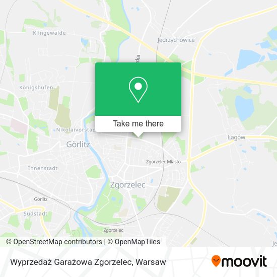 Wyprzedaż Garażowa Zgorzelec map