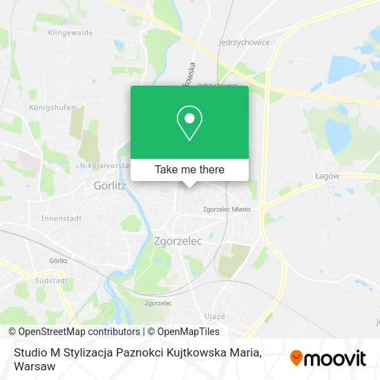 Карта Studio M Stylizacja Paznokci Kujtkowska Maria