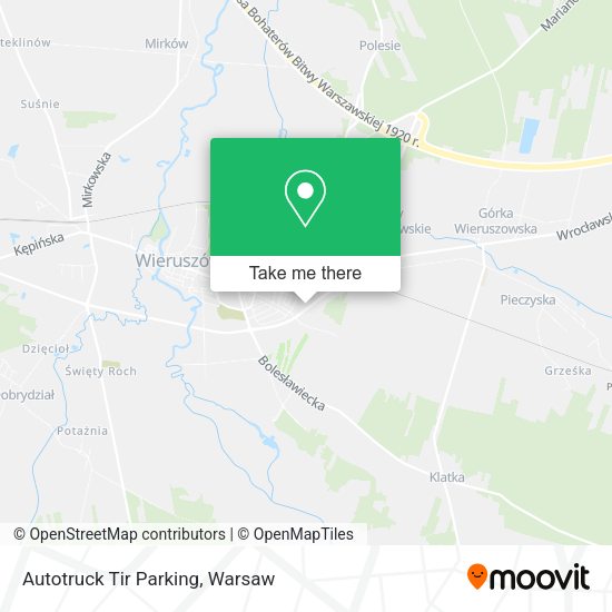 Autotruck Tir Parking map