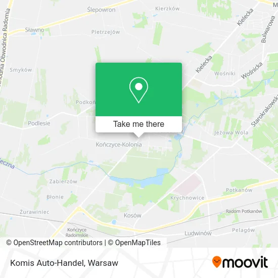 Карта Komis Auto-Handel
