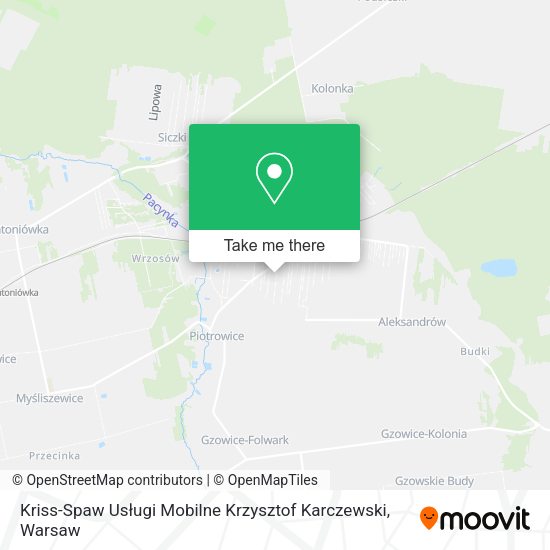 Kriss-Spaw Usługi Mobilne Krzysztof Karczewski map