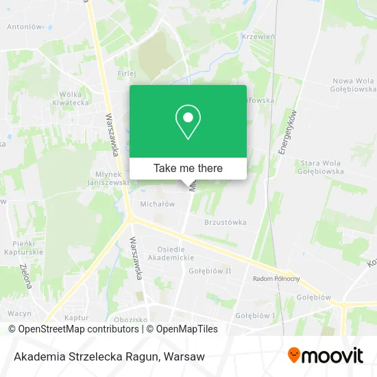 Карта Akademia Strzelecka Ragun