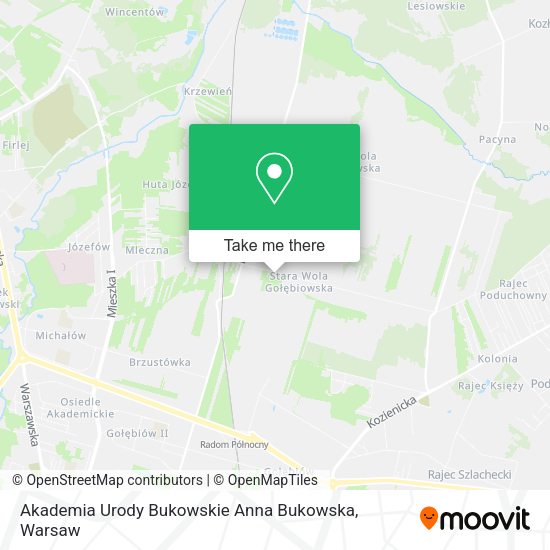 Akademia Urody Bukowskie Anna Bukowska map