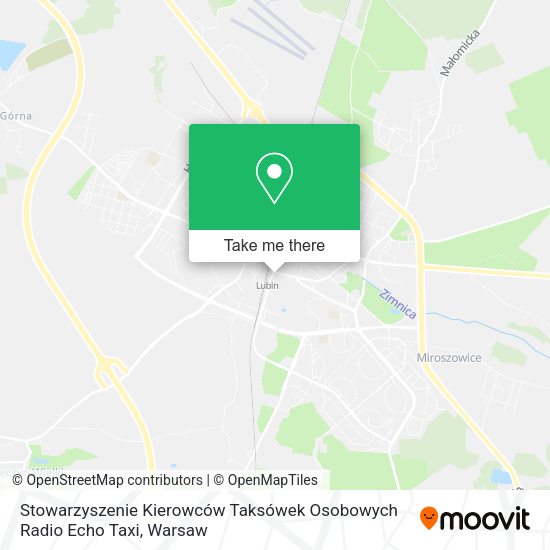 Stowarzyszenie Kierowców Taksówek Osobowych Radio Echo Taxi map