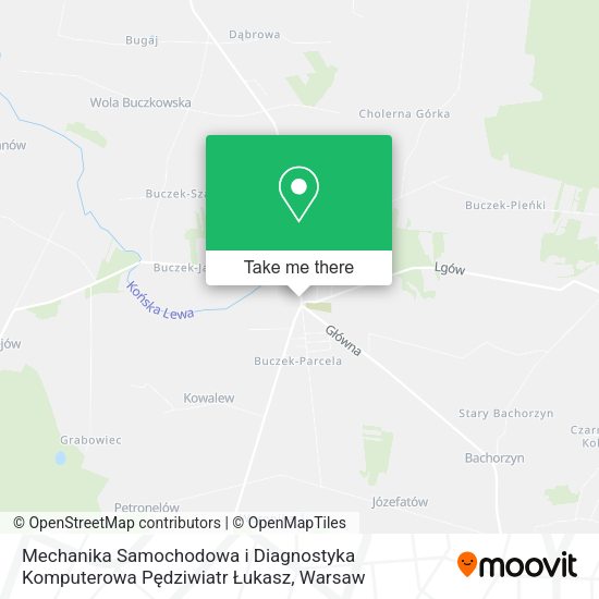 Mechanika Samochodowa i Diagnostyka Komputerowa Pędziwiatr Łukasz map