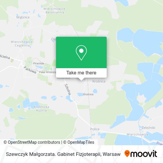 Szewczyk Małgorzata. Gabinet Fizjoterapii map