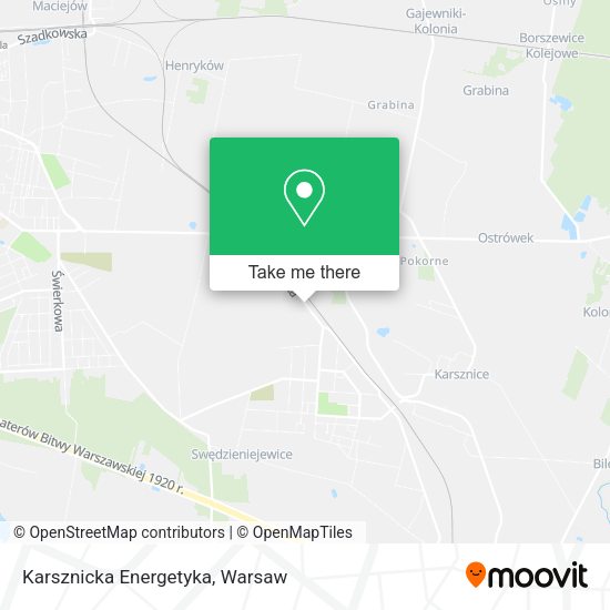 Karsznicka Energetyka map