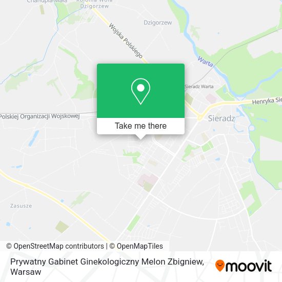 Prywatny Gabinet Ginekologiczny Melon Zbigniew map