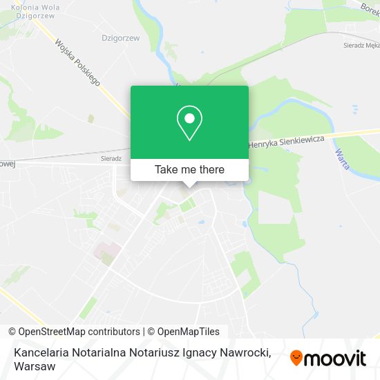 Kancelaria Notarialna Notariusz Ignacy Nawrocki map