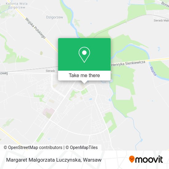 Margaret Malgorzata Luczynska map