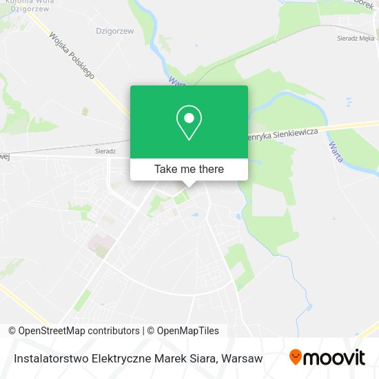 Instalatorstwo Elektryczne Marek Siara map