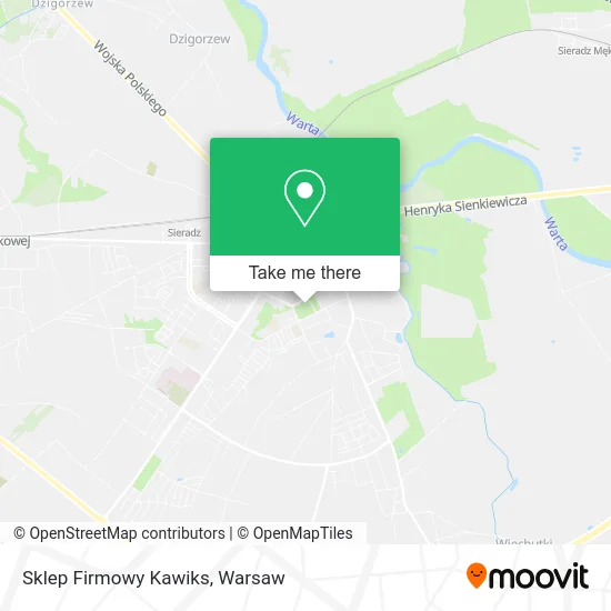 Карта Sklep Firmowy Kawiks