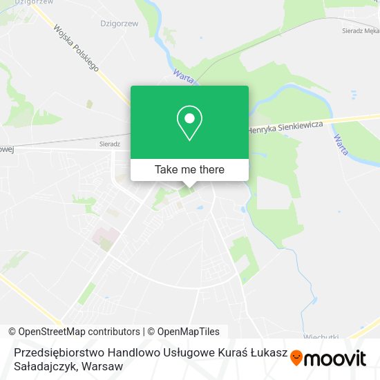 Przedsiębiorstwo Handlowo Usługowe Kuraś Łukasz Saładajczyk map