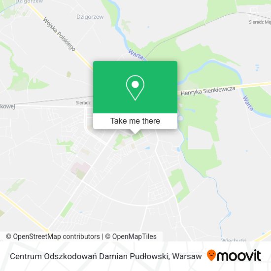 Centrum Odszkodowań Damian Pudłowski map