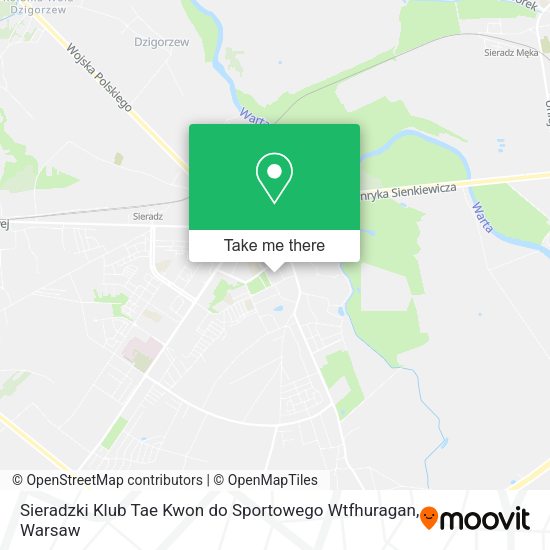 Sieradzki Klub Tae Kwon do Sportowego Wtfhuragan map