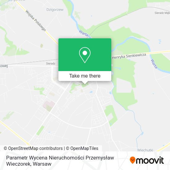 Parametr Wycena Nieruchomości Przemysław Wieczorek map