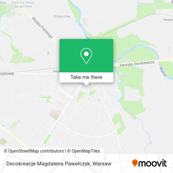 Decokreacje Magdalena Pawełczyk map