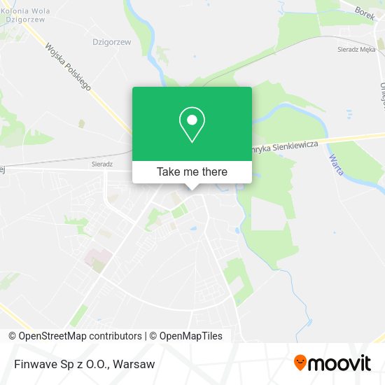 Finwave Sp z O.O. map