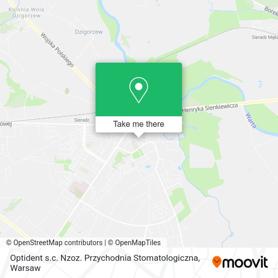 Optident s.c. Nzoz. Przychodnia Stomatologiczna map