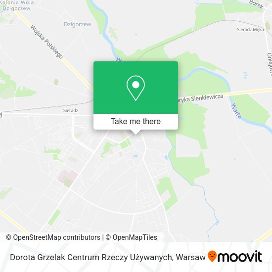 Dorota Grzelak Centrum Rzeczy Używanych map