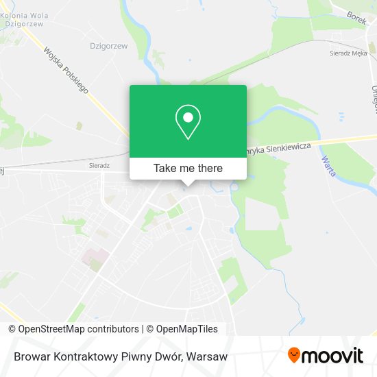 Browar Kontraktowy Piwny Dwór map