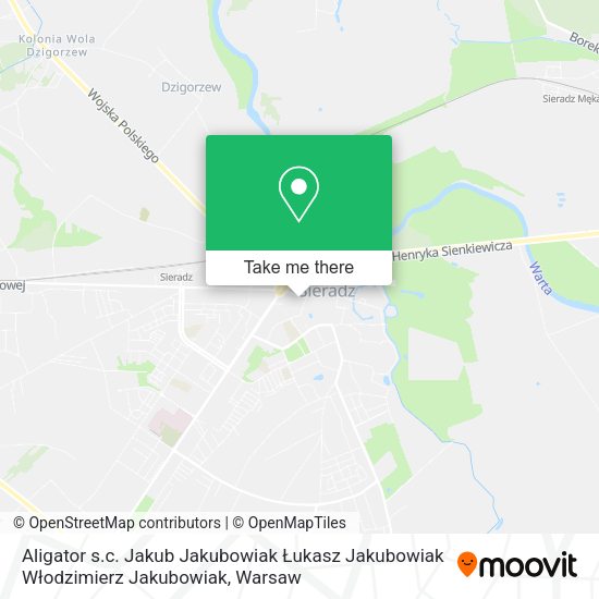 Aligator s.c. Jakub Jakubowiak Łukasz Jakubowiak Włodzimierz Jakubowiak map