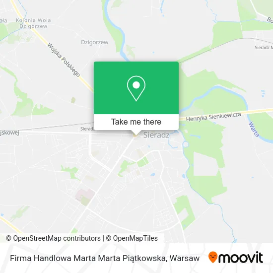 Карта Firma Handlowa Marta Marta Piątkowska