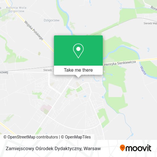 Zamiejscowy Ośrodek Dydaktyczny map